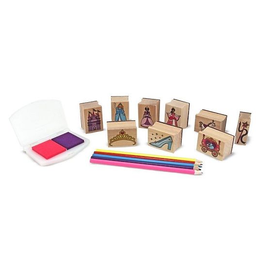 Melissa & Doug - Lot de tampons en bois Princesse