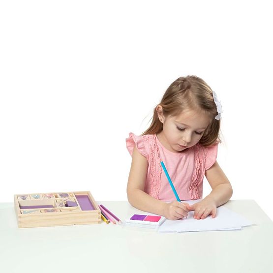 Melissa & Doug - Lot de tampons en bois Princesse