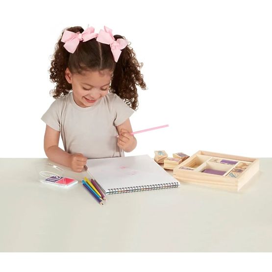 Melissa & Doug - Lot de tampons en bois Princesse