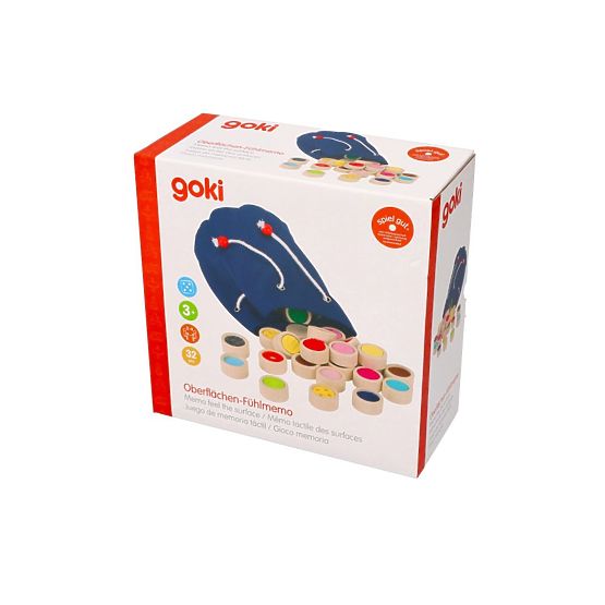 Mémo tactile 32 pièces en sac mémoire