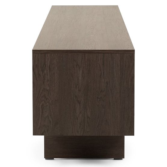 Meuble TV à deux portes avec tiroir Kanso, Chêne Baltic Storm