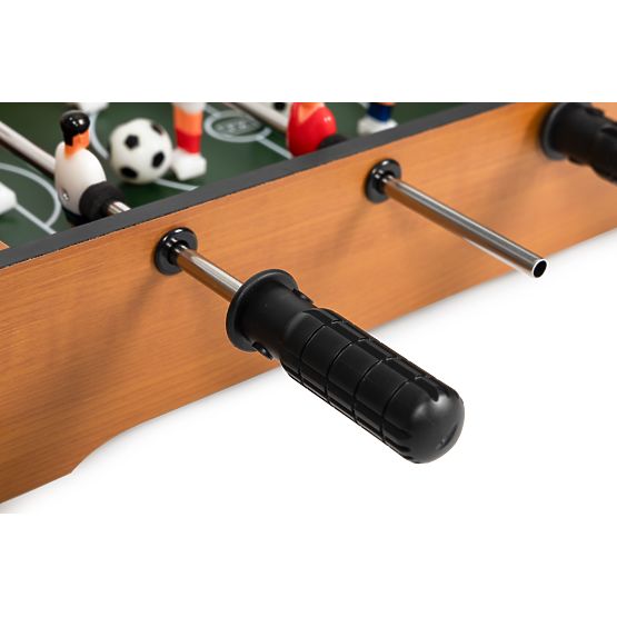 Mini baby-foot de table pour enfants avec deux balles et guides