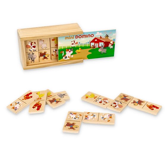 Mini Domino en boîte - Animaux