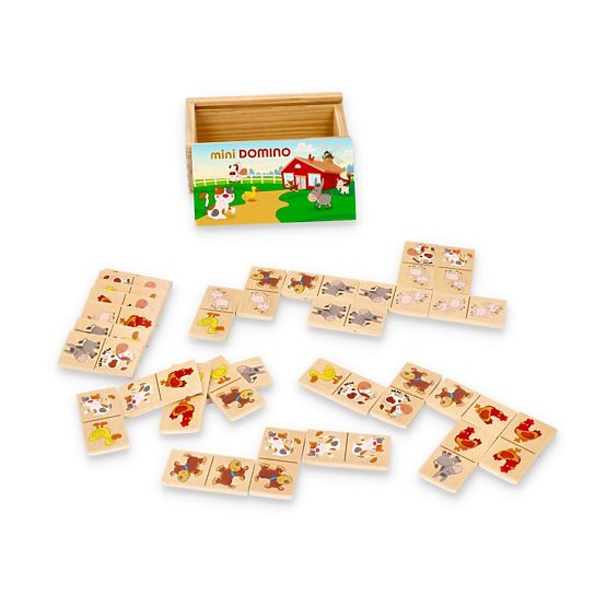 Mini Domino en boîte - Animaux