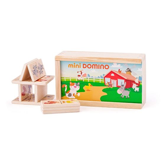 Mini Domino en boîte - Animaux