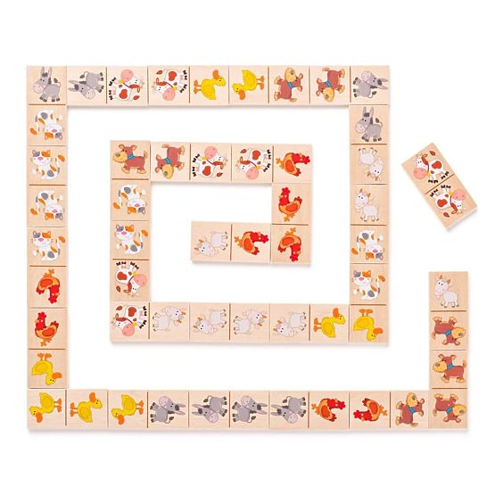 Mini Domino en boîte - Animaux