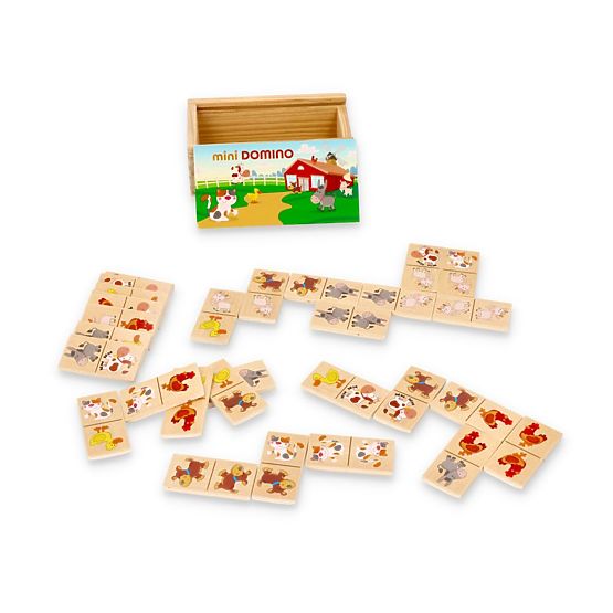 Mini Domino en boîte - Animaux