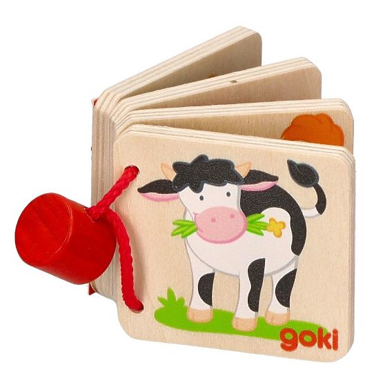 Mini-livre en bois GOKI