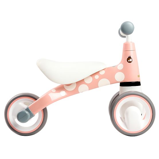 Mini sauteur - rose à pois blancs