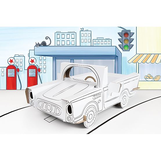 MINI voiture en carton