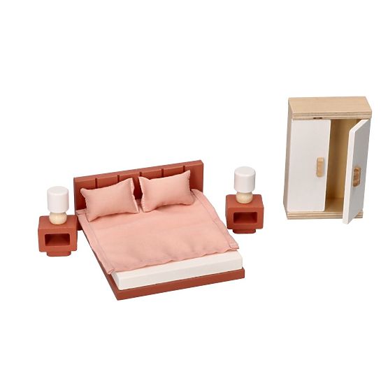 Mobilier de chambre pour maison de poupées