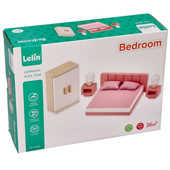 Mobilier de chambre pour maison de poupées