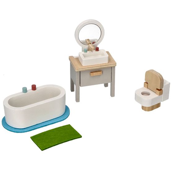 Mobilier de maison de poupée Salle de bain