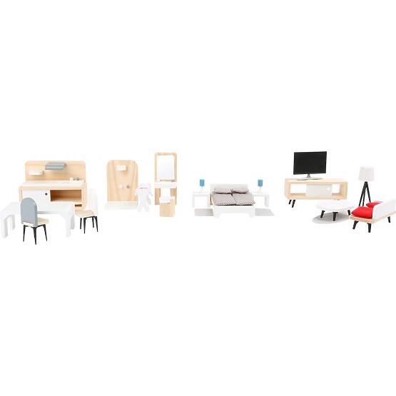 Mobilier scandinave pour poupées