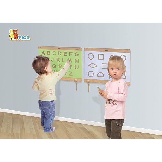Modèle de dessin alphabétique