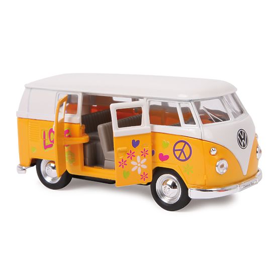 Modèle de voiture en métal Small Foot Modèle de voiture VW62 Bus classique