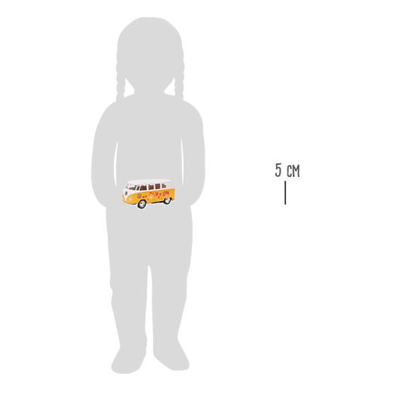 Modèle de voiture en métal Small Foot Modèle de voiture VW62 Bus classique