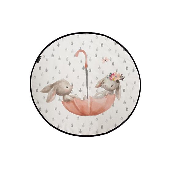 Monsieur. Little Fox Rug Forest School - Lapins sous la pluie
