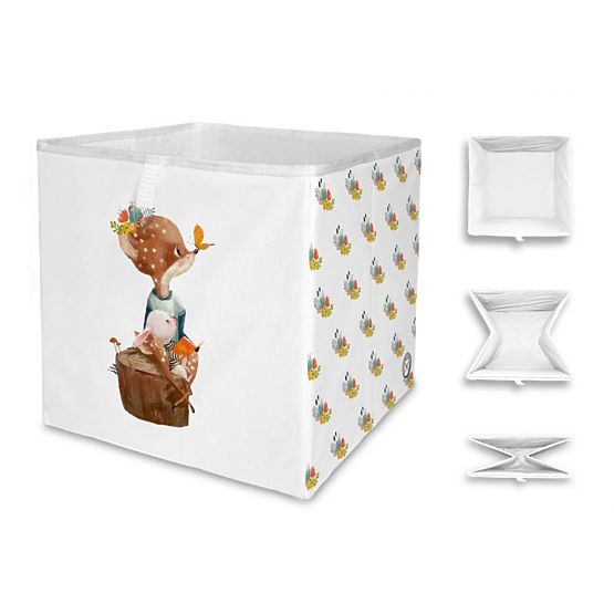 Mr. Little Fox Boîte de rangement Forest School Doe and Rabbit