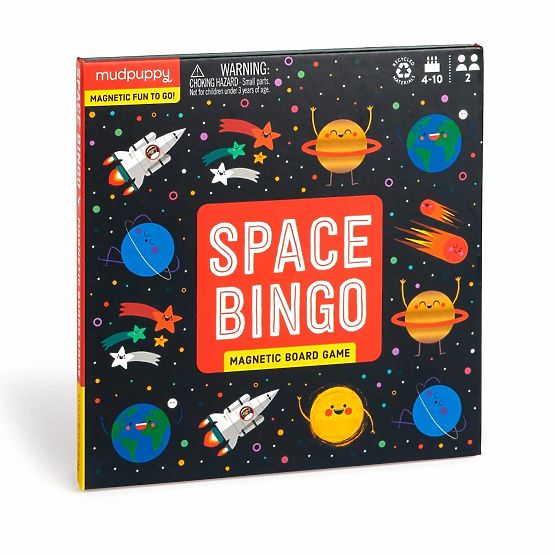 Mudpuppy Jeu de société magnétique Bingo de l'espace