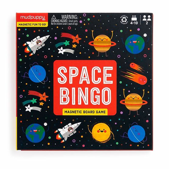 Mudpuppy Jeu de société magnétique Bingo de l'espace