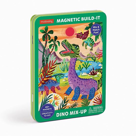 Mudpuppy Jeu Magnétique Dino Mix-Up