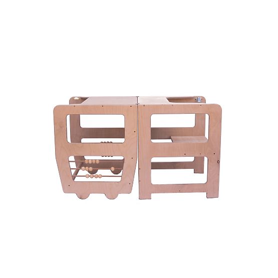 Tour d'apprentissage Montessori multifonctionnelle