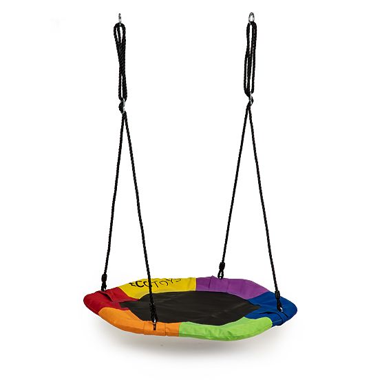 Nid de cigognes balançoire colorée