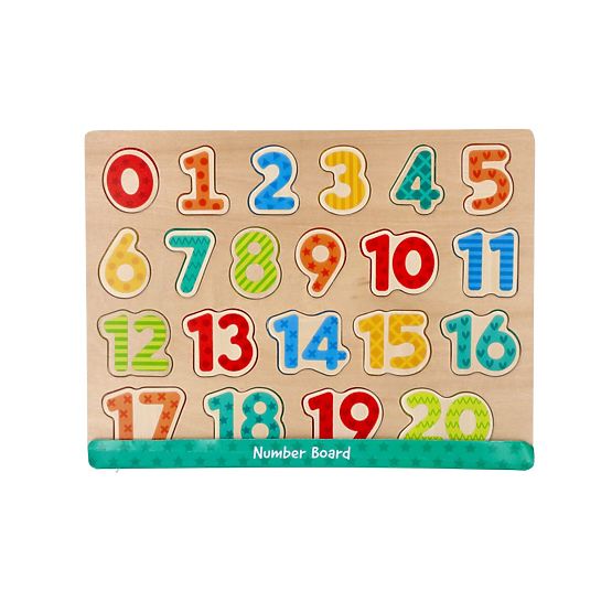 Nouveau puzzle en bois chiffres - casse-tête