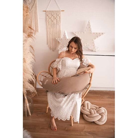 Coussin MOON MUSLIN 260 cm - marron
