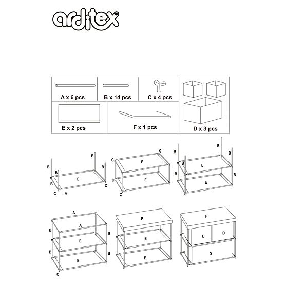 Organisateur avec tiroirs Mickey Mouse