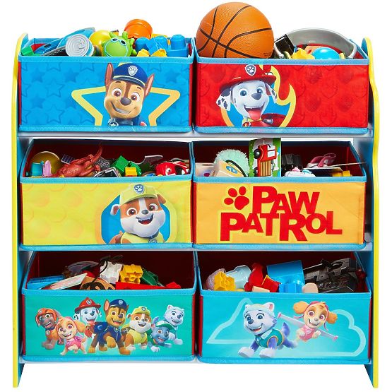 Organisateur pour jouets avec boîtes - Paw Patrol