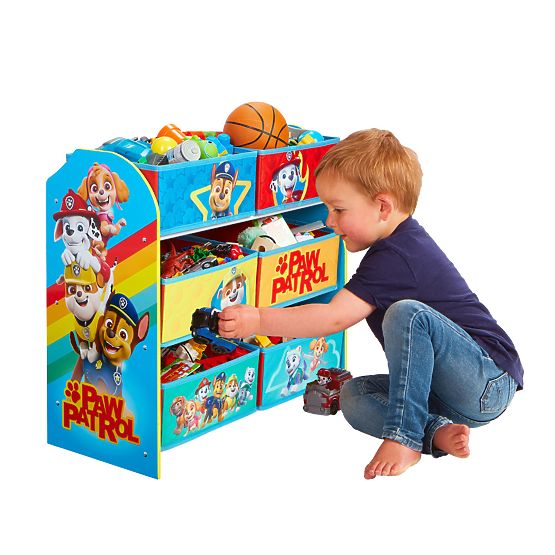 Organisateur pour jouets avec boîtes - Paw Patrol