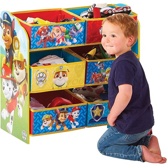 Organisateur de jouets avec boîtes - Paw Patrol