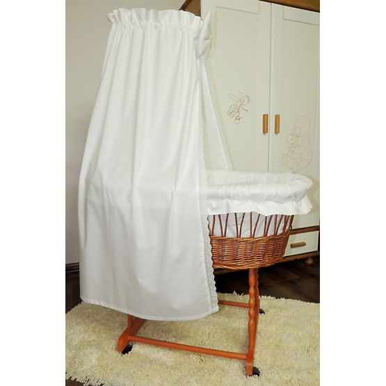 osier la corbeille pour douche de bébé avec dentelle ensemble literie