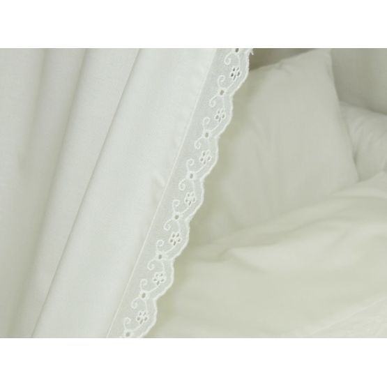 osier la corbeille pour douche de bébé avec dentelle ensemble literie