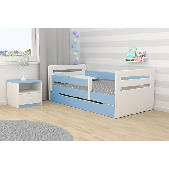 Lit pour enfant Ourbaby Tomi - bleu