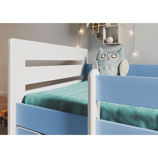 Lit pour enfant Ourbaby Tomi - bleu