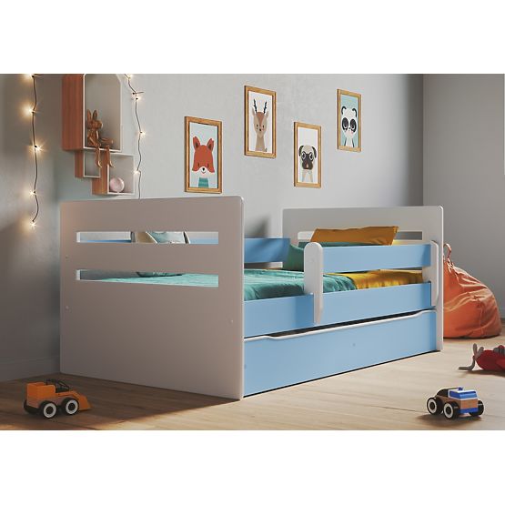 Lit pour enfant Ourbaby Tomi - bleu