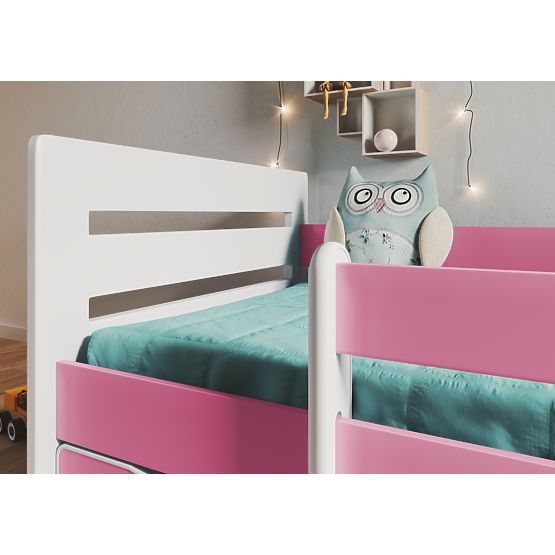 Lit pour enfant Ourbaby Tomi - rose