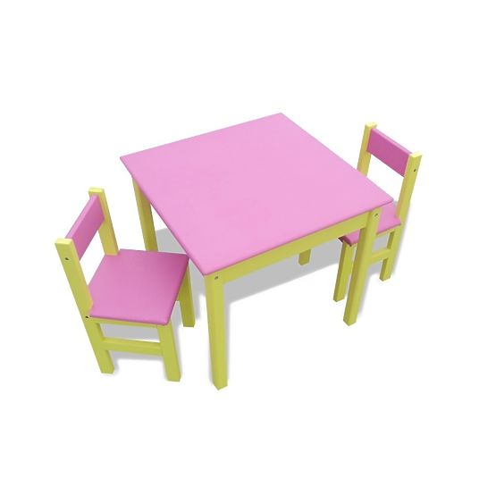 Ourbaby enfants tableau avec chaises - en couleurs