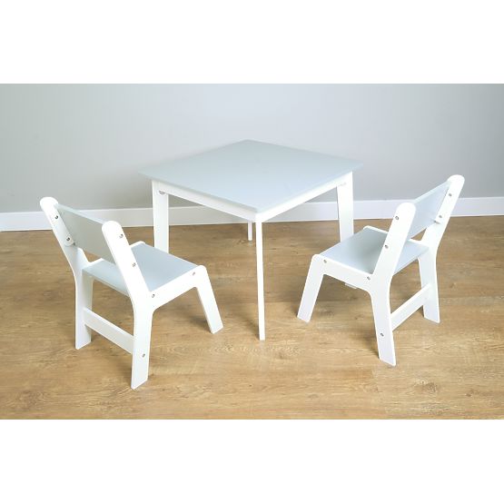 Ourbaby - Table enfant et chaises - gris-blanc