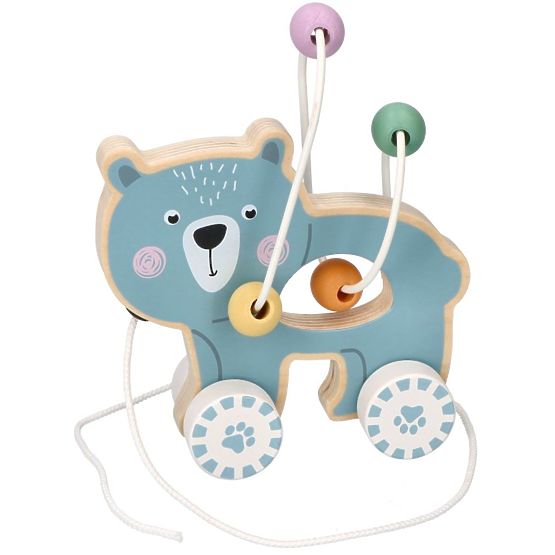 Ourson à tirer avec boucle motrice