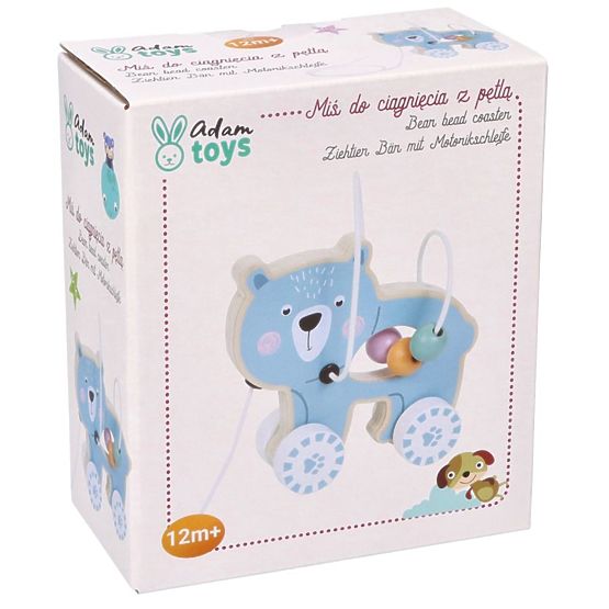 Ourson à tirer avec boucle motrice