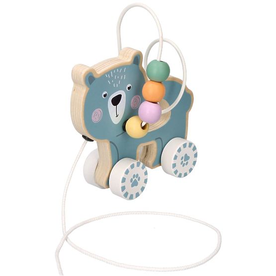 Ourson à tirer avec boucle motrice