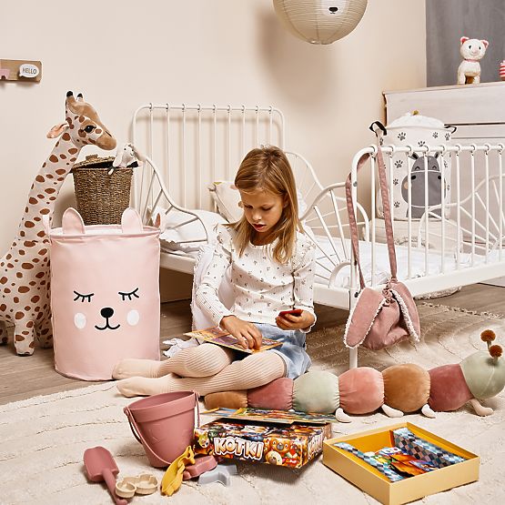 Panier à jouets - chat