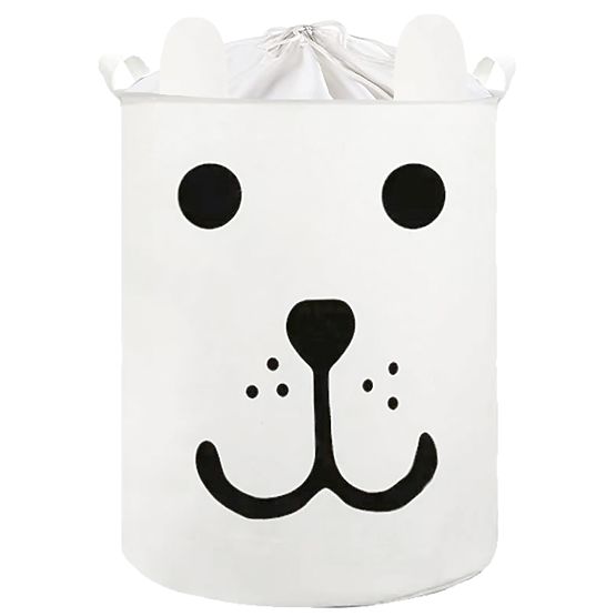 Panier à jouets avec fermeture - ourson