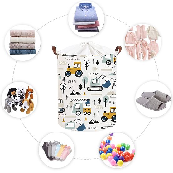 Panier à jouets Camions