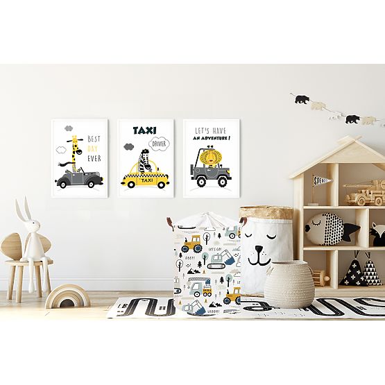 Panier à jouets Camions