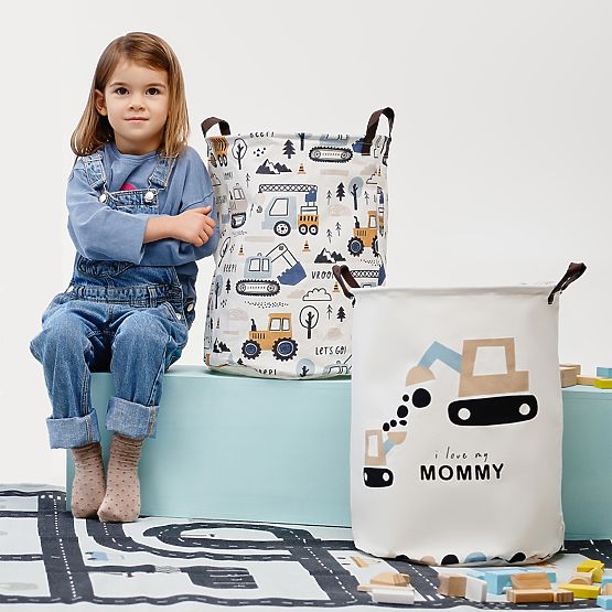 Panier à jouets Camions